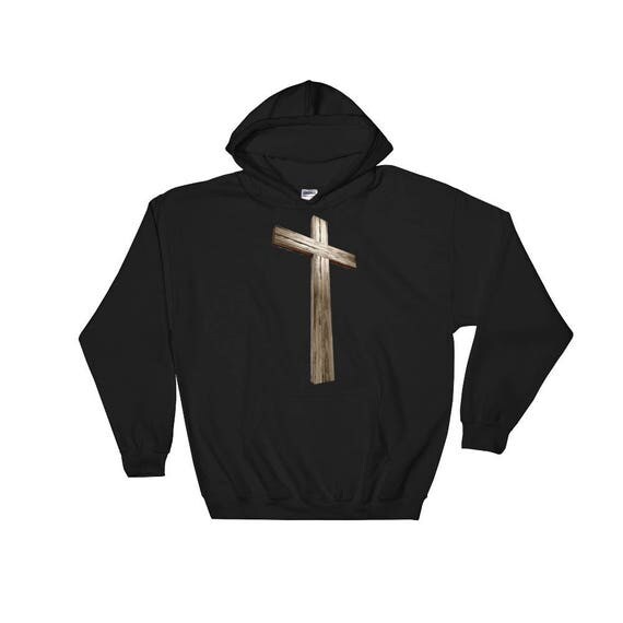 Old Rugged Cross Hooded Sweatshirt