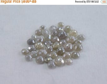 ON SALE Color Diamonds Old Rose Cut Round/ Grey Diamond Rose Cut Size Approx 2.5 - 4 mm /Rare Diamond Collection/ Price Per Piece.