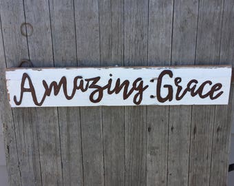 Amazing Grace Wall Decor amazing grace decor | etsy Amazing Grace Wall Decor amazing grace decor | etsy