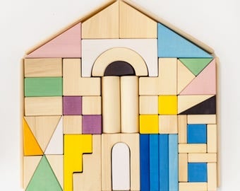 building blocks house construction