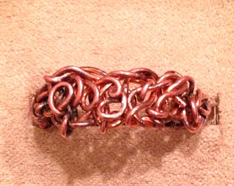 Copper Wire Weaved Ring Unisex Copper Ring Copper Ring Unisex Ring Women's Rings Men's Rings Wire Weaved Rings Original Design