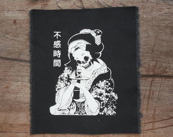 Geisha patch • back patch • woman • punk patch • patches • death patch • cultural patches • custom patches • anime patches • kawaii