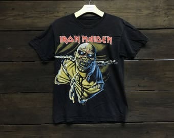 VINTAGE】IRON MAIDEN ビンテージ 古着 ロックT Tシャツ+