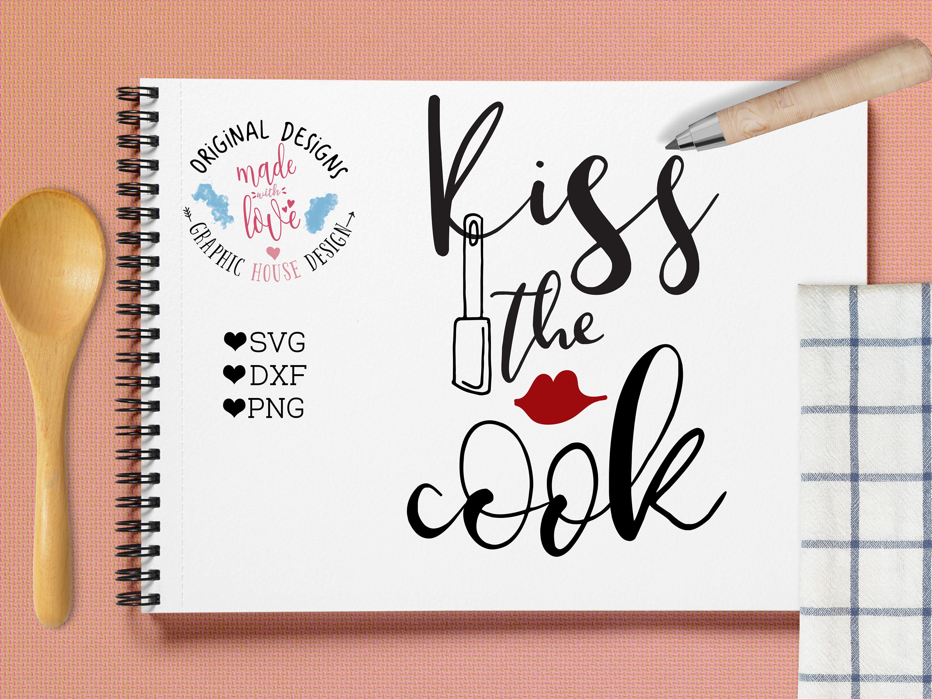 Download kitchen svg cooking svg kiss the cook svg kiss the cook