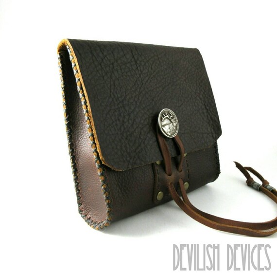 Handmade Leather Ammo Pouch/Muzzleloader/Hip Pouch/Possibles