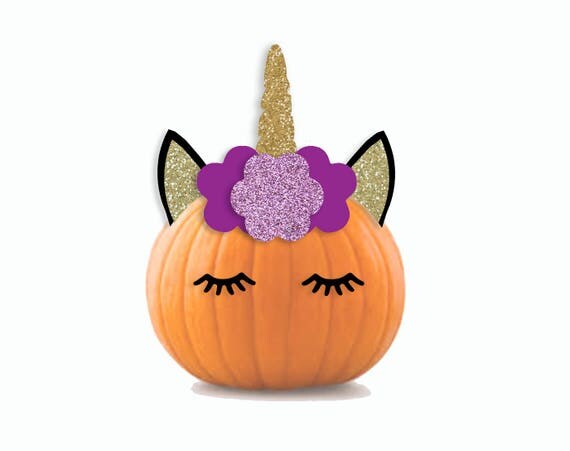 Download Unicorn Pumpkin, Printable Pumpkin Decorations, Cut Files ...