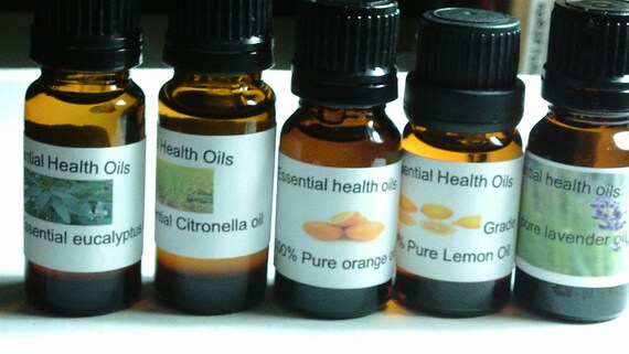 Set of 4 essential oils