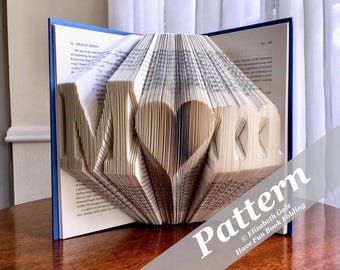 Free book folding patterns | Etsy