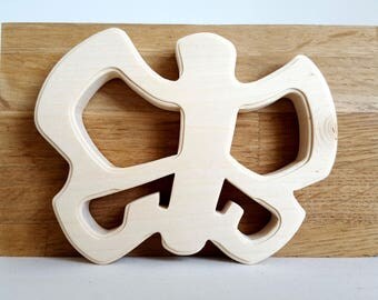 Butterfly - man toy teething ring