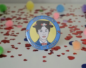 Mary Poppins - 58mm - Badge
