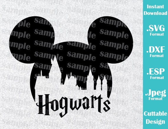 INSTANT DOWNLOAD SVG Disney Inspired Harry Potter Hogwarts
