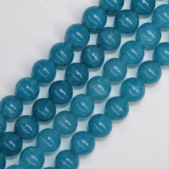 2mm Hole Angelite Sponge Quartz Gemstone Round Loose beads