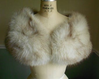 Fox Fur Stole / Wedding / Bridal