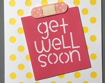 Get Well Soon Dimensional Card