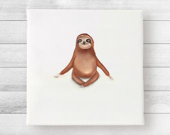 Sloth art | Etsy