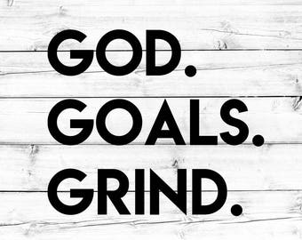 God goals grind | Etsy