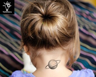 planet tattoo etsy planet tattoo etsy