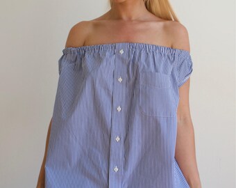Reworked Vintage Striped Dress