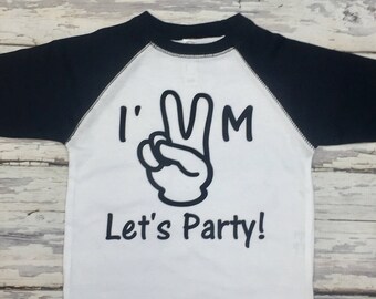 Two Year Old Birthday Shirt With Free Option to Add Name on Back - Two Year Old Birthday Shirt - 2nd Birthday - Birthday Shirt For Boys.