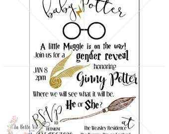 Harry potter invitation | Etsy