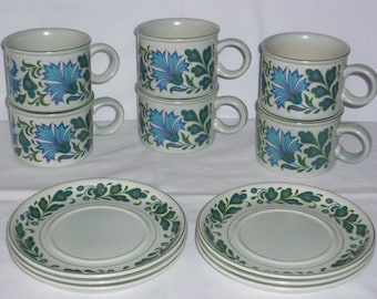 Midwinter Caprice 6 cups and saucers