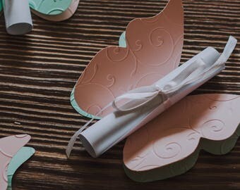 Baby Girl Baby Shower Invitations, Baby Christening invitations, Butterfly invitations, Birthday Party Invitations, Birthday