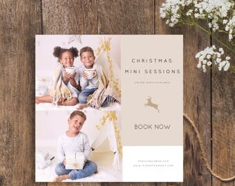 Christmas Mini Session Template