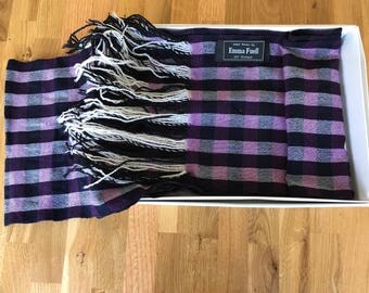 Hand woven scarf