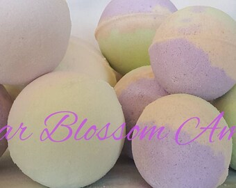 Bubba Pear Blossom and Amber Bath Bombs