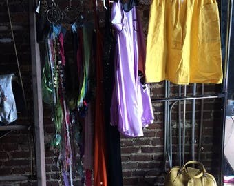 Retro Canary Yellow 1970's Skirt