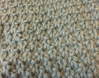 Hand knit scarf