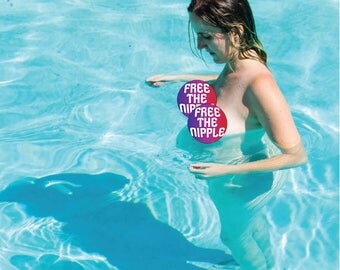8.5" x 11" print: Artistic Nude Maternity Shot- Cleo in the Pool