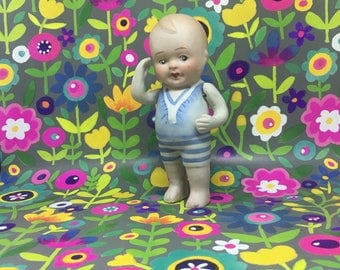 Bisque Tiny Boy, Antique Doll