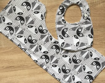 Bib and Burp Cloth Set for Baby