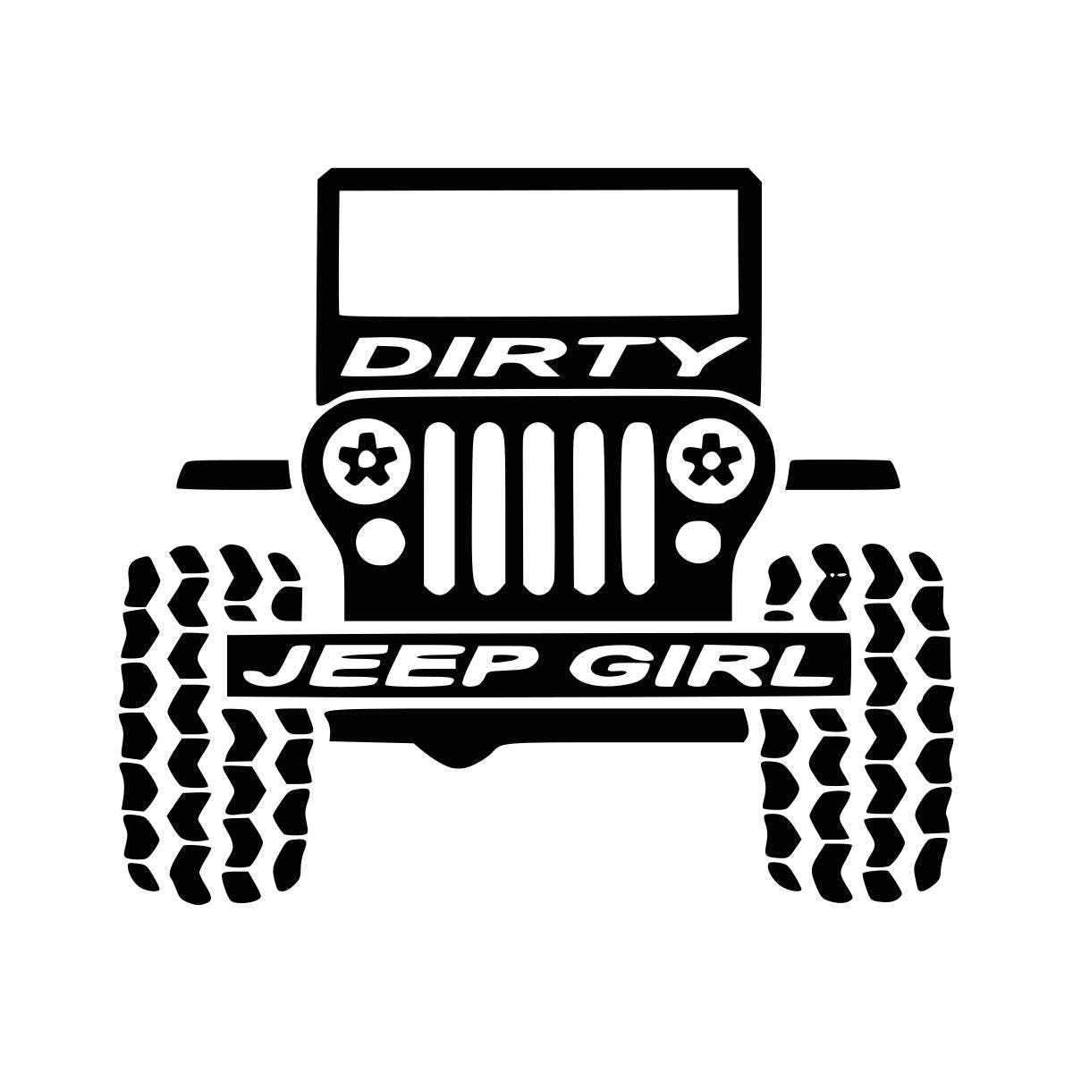Download Free SVG Cut File - Jeep 4x4 Front view Wrangler Off road Etsy.