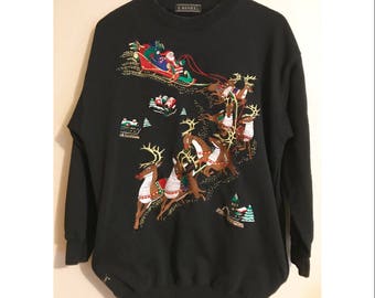 Reindeer Christmas Smock main image 1