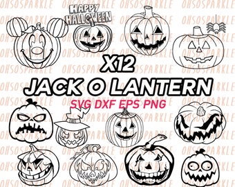 jack o lantern svg, halloween svg, halloween lantern svg, stencil, decal, vinyl, clipart, png, dxf, eps, silhouette, line art