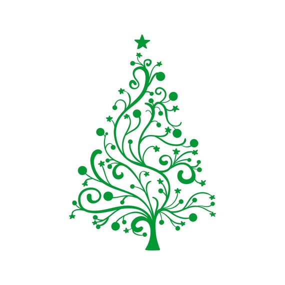 Merry Christmas tree 2 Graphics SVG Dxf EPS Png Cdr Ai Pdf
