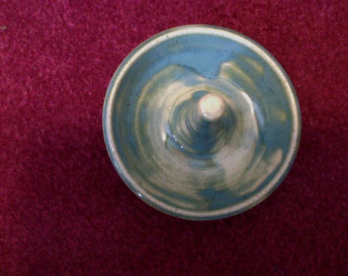 Beautiful Marbled Blue Ring Jewelry Dish, Handmade Pottery Blue Jewelry Dish, Blue Ceramic Ring Holder, Ceramic Ring Dish, Jewelry holder