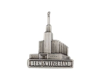 TTT313 - Bern Switzerland Temple Silver Pin