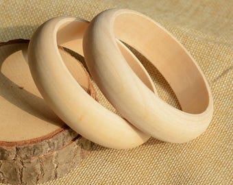 15 customize unfinished wooden bangles bracelets