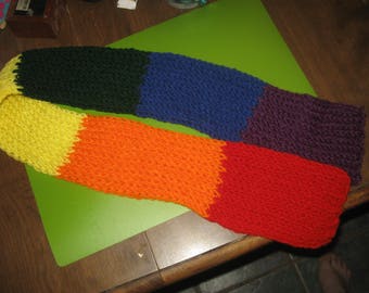 rainbow scarf