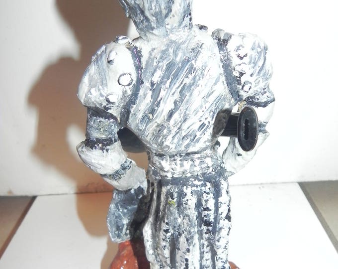 Handmade Ceramic Unique Collective Cool Knight with Pipe -