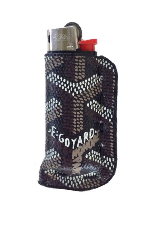 Goyard Lighter Sleeve Holder Case LV Mini BIC Brand Fashion