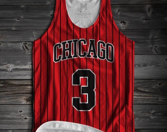 Chance The Rapper inspired jersey style tank top.