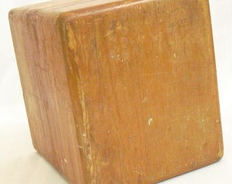 Vintage Wooden Box, Nail and Screw Container, Woodworking Shop Box, Storage Container, Organizer, Shop Tool Organizer, Workbench Box, Cover