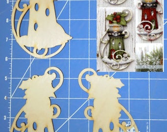 Holly Lighthouse Trio to paint for Christmastime 8 design by Jamie Mills-Price