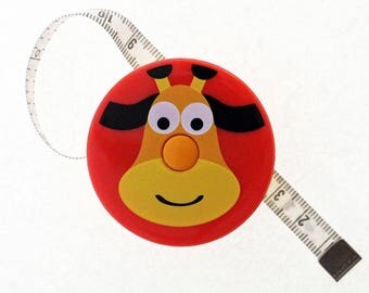Seamstress Retractable tape measure pattern Jungle: giraffe - 2465