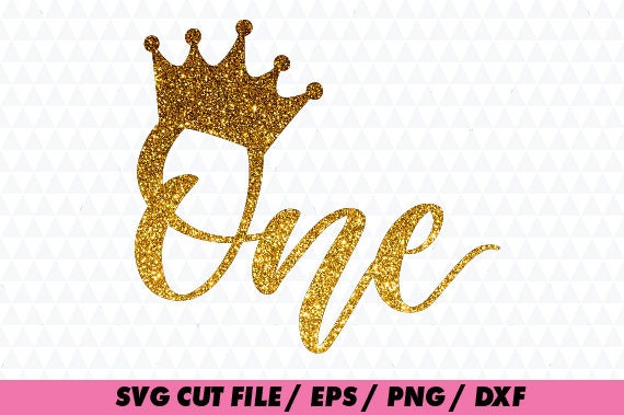 First birthday svg One svg Birthday svg Crown svg Baby