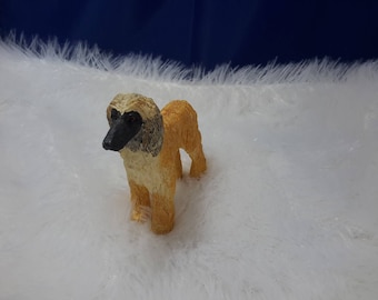 dog in resin for collection
